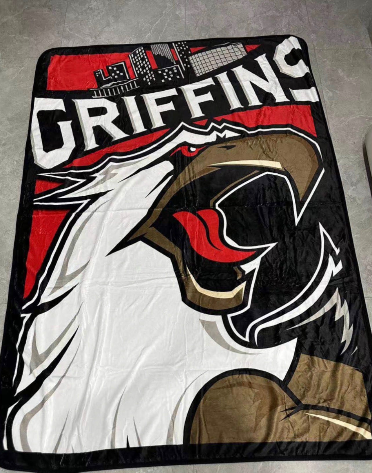 Oversized Plush Blanket The Zone Grand Rapids Griffins