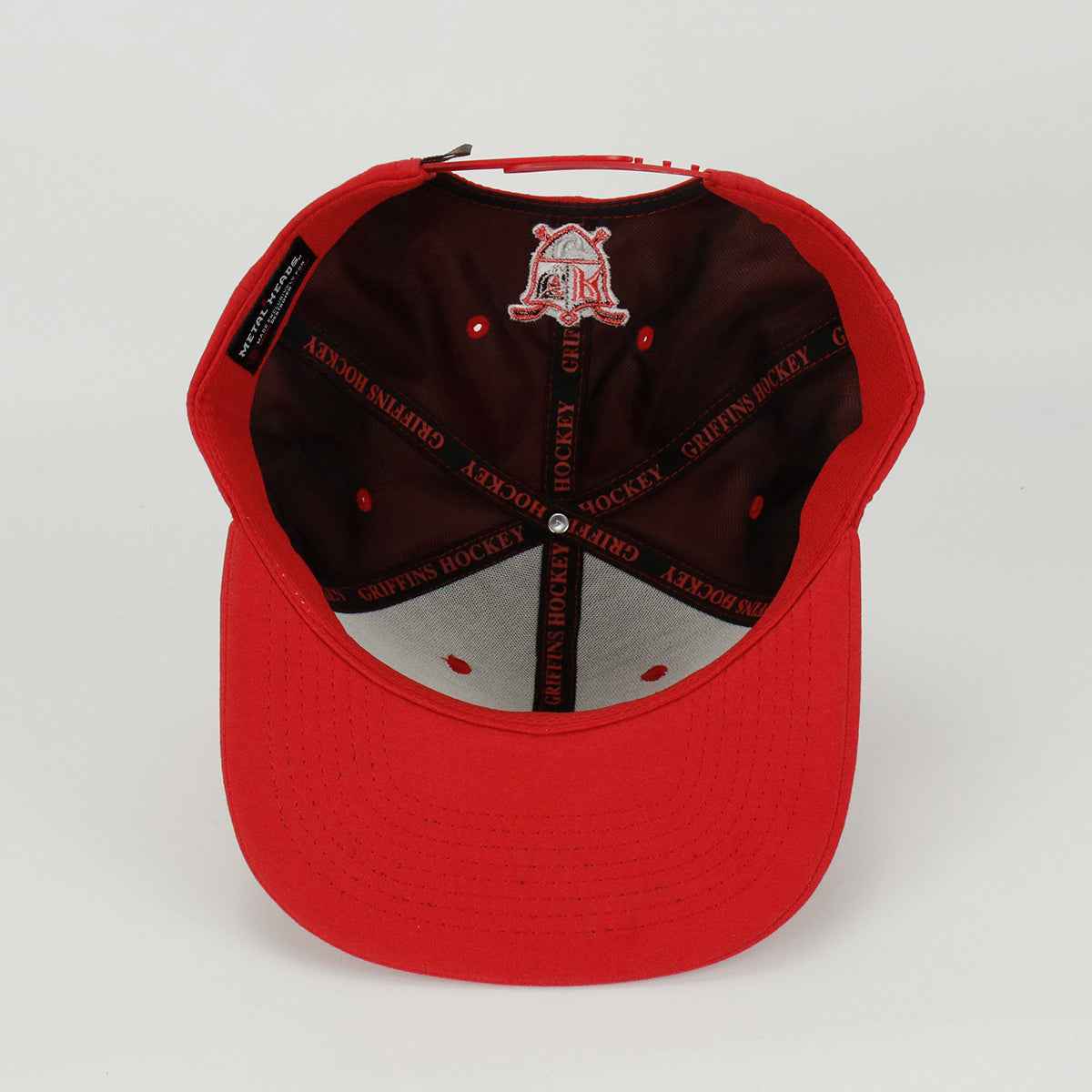 CHERRY - MetalHeads™ Flat Bill Adjustable Snapback