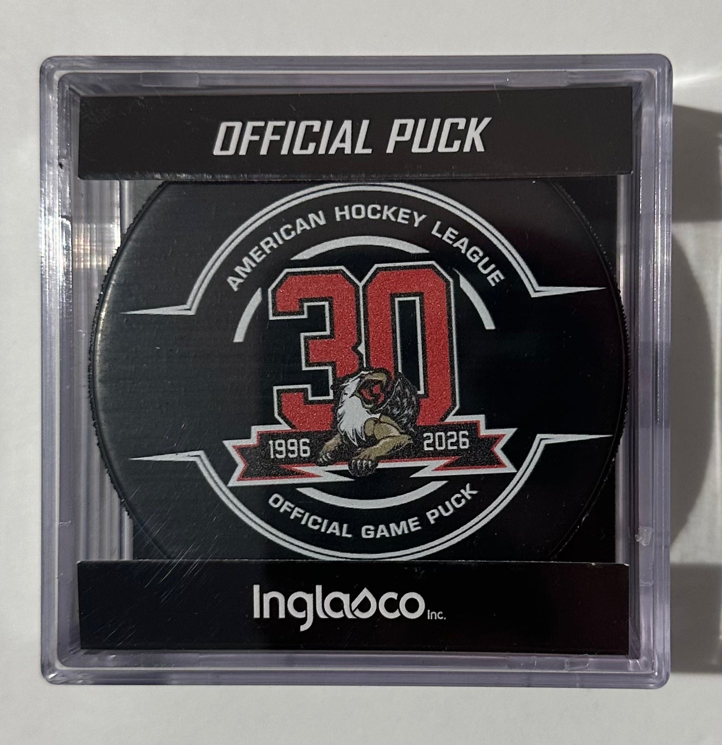 Official On Ice Game Puck 30th Season