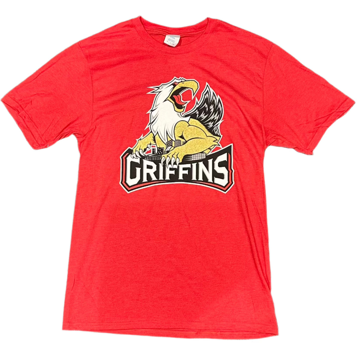 Primary Logo Tee Heather Red