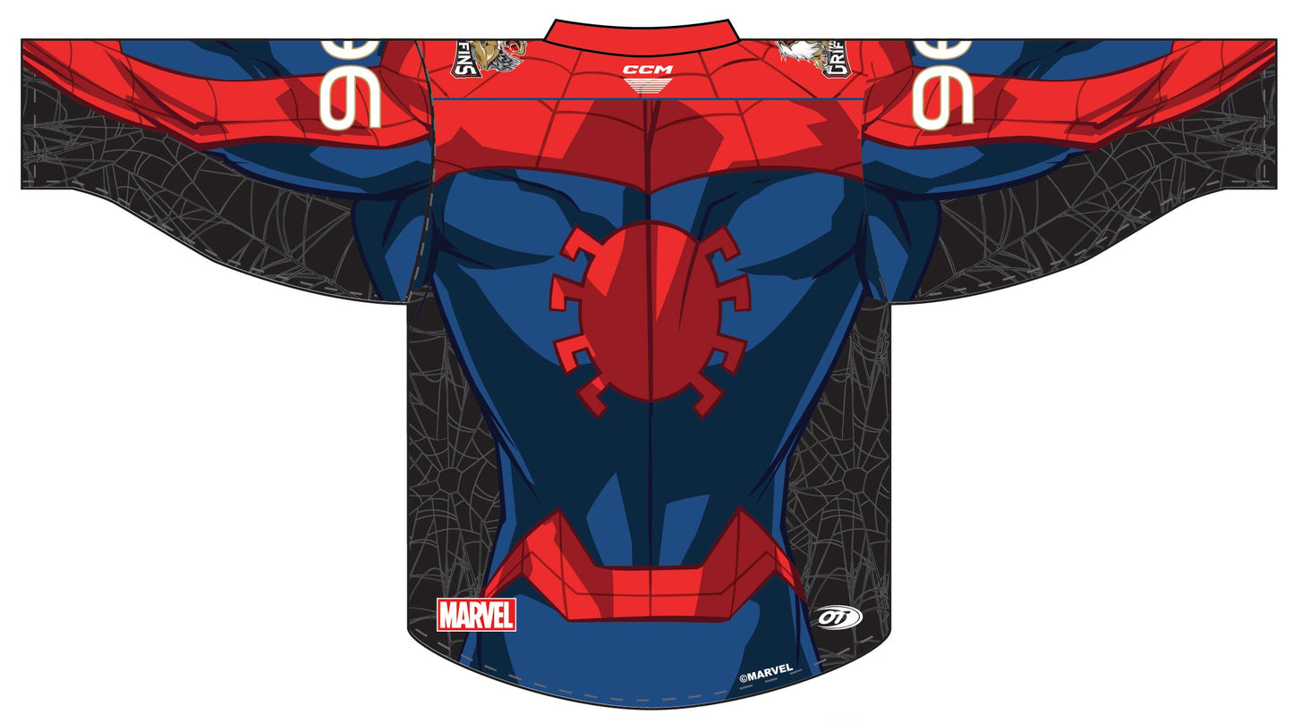 Spiderman/Griffins Adult Jersey