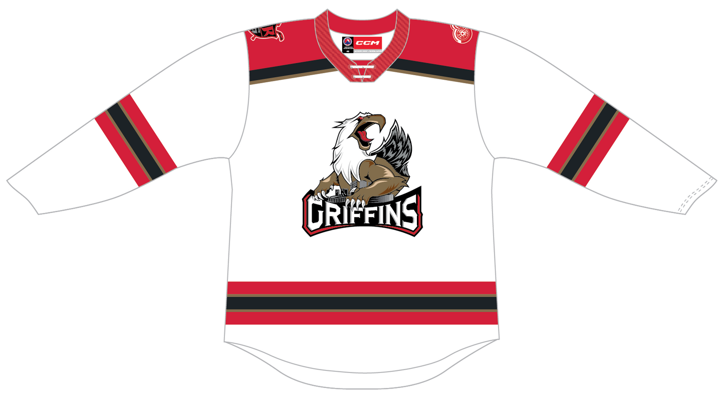 CCM Quicklite Premier WHITE Jersey Replica