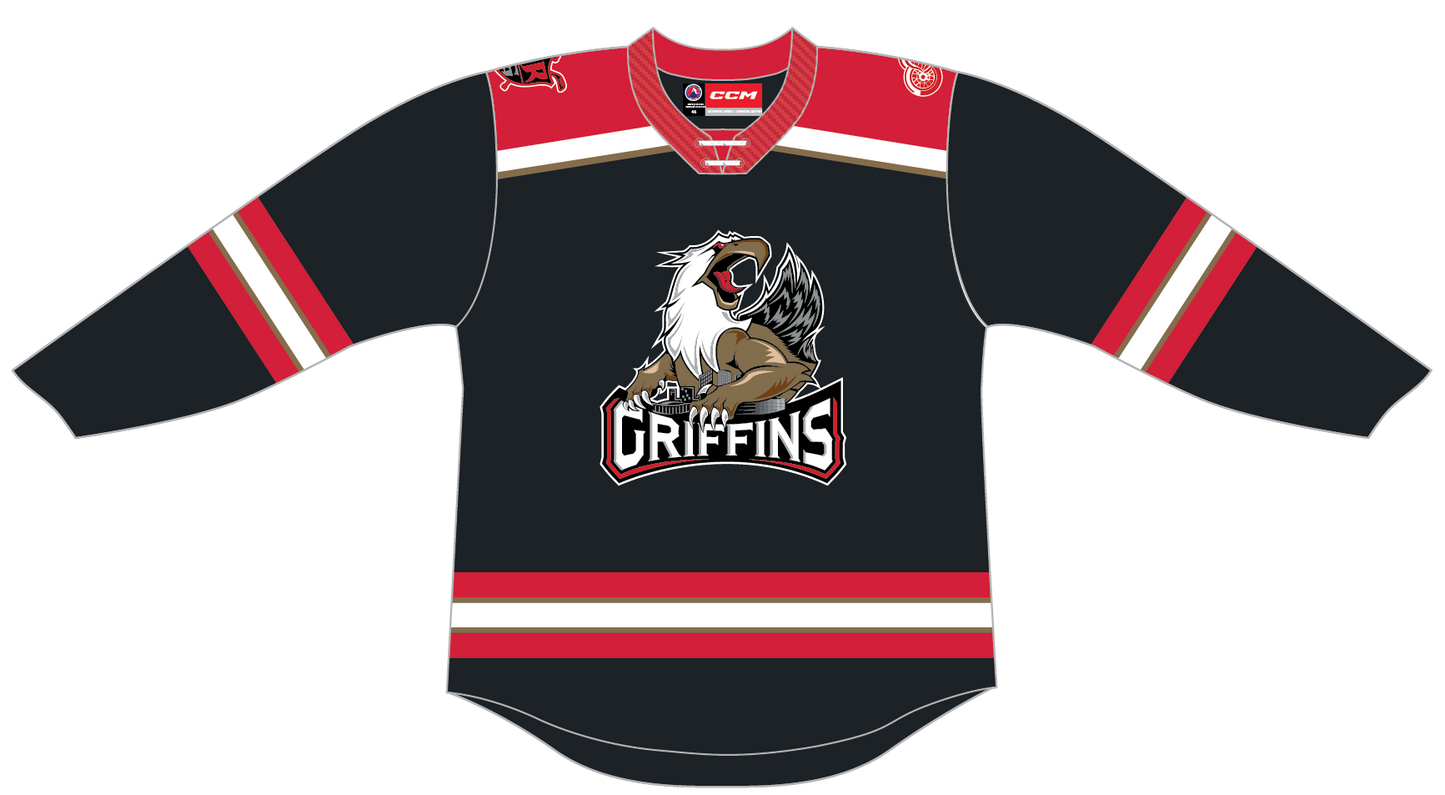 CCM YOUTH Quicklite Premier BLACK Jersey Replica