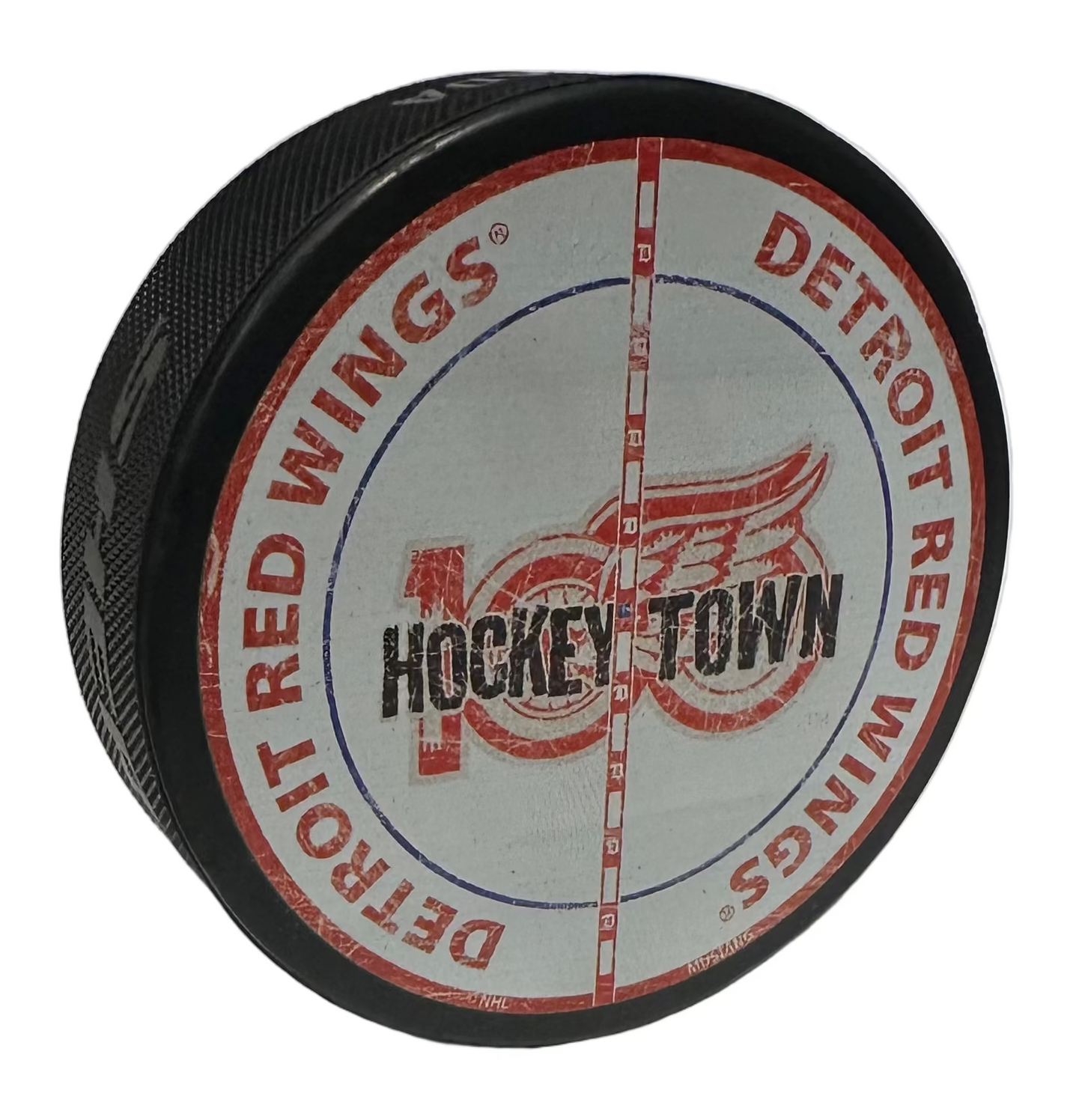 RW PUCK Red Wings Centennial Center Ice