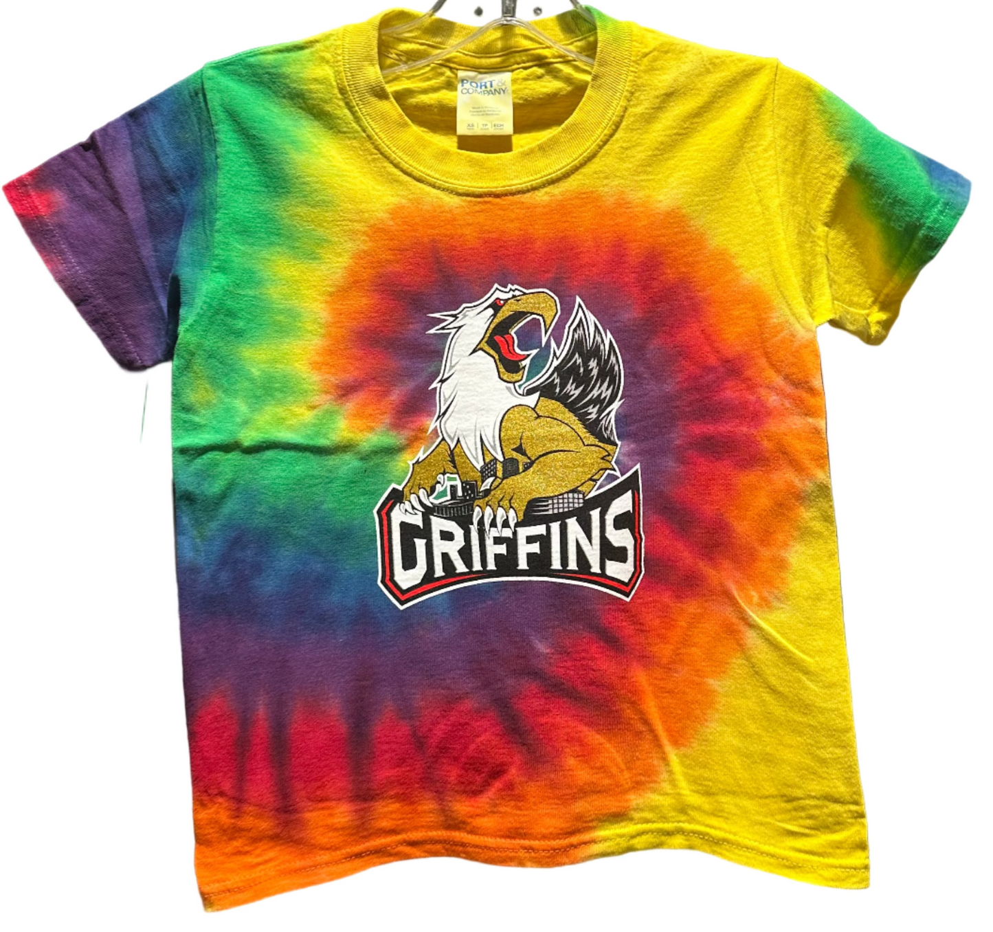 YTH LOGO TEE - Rainbow Tie Dye