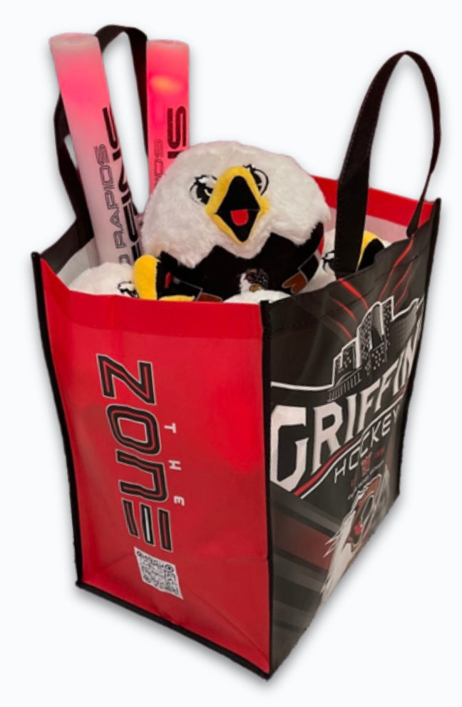 Gift Bag Reusable Shopping Tote – The Zone Grand Rapids Griffins