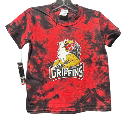 YTH LOGO TEE - Acid Wash Red