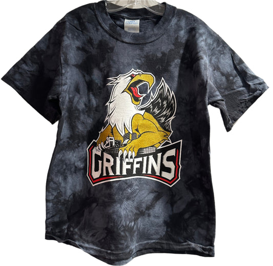 Youth LOGO TEE - Acid Wash Black