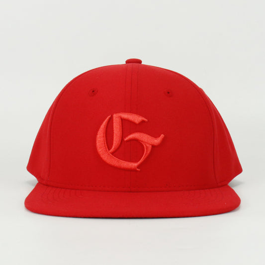 CHERRY - MetalHeads™ Flat Bill Adjustable Snapback