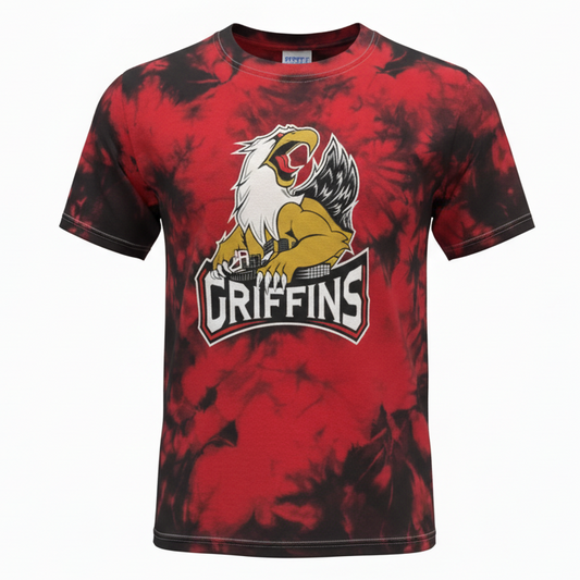 YTH LOGO TEE - Acid Wash Red