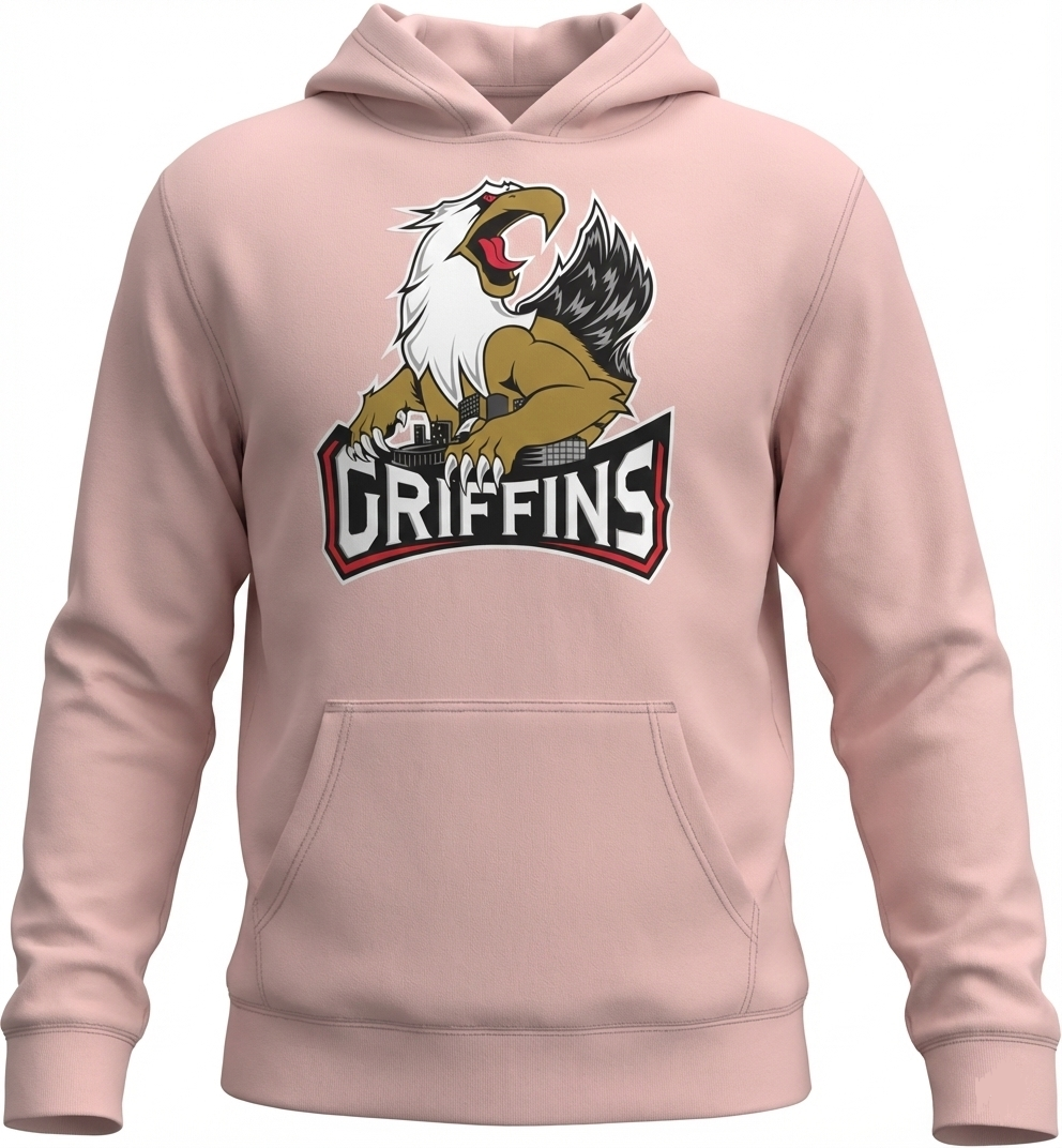 Yth Logo Hood-Blush Pink