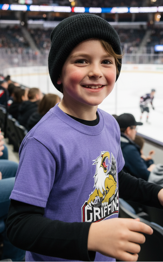 YTH LOGO TEE - Purple