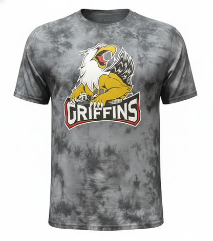 YTH LOGO TEE - Acid Wash Black