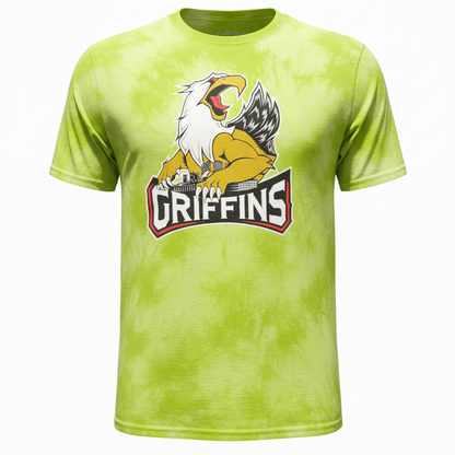 YTH LOGO TEE - Acid Wash Lime