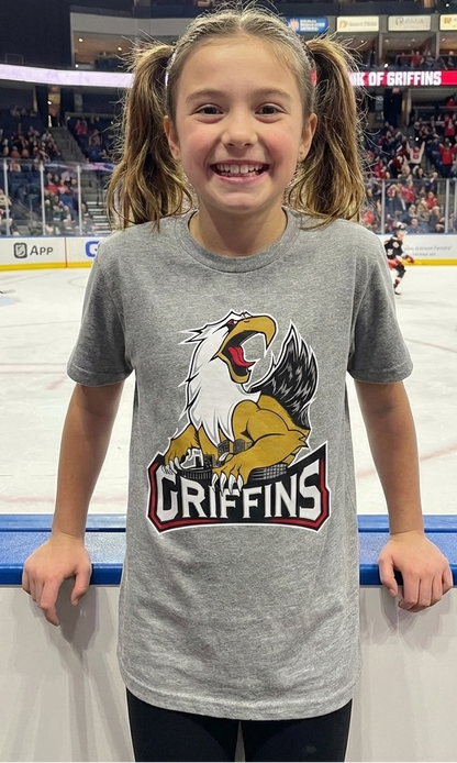 YTH LOGO TEE - GRAPHITE