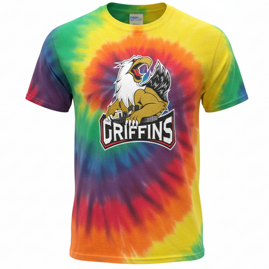 YTH LOGO TEE - Rainbow Tie Dye