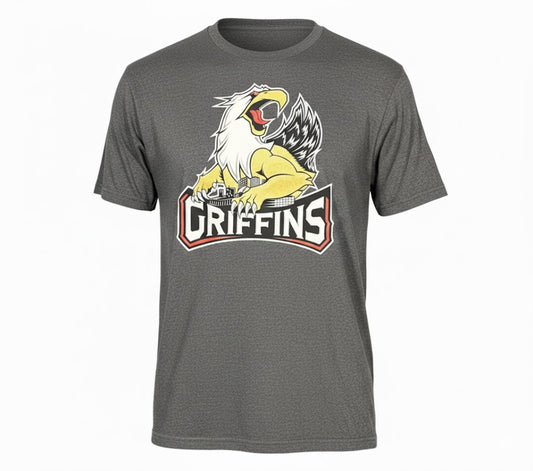 Primary Logo Tee Heather Black