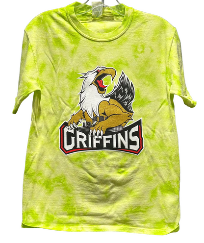 YTH LOGO TEE - Acid Wash Lime