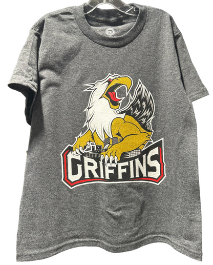 YTH LOGO TEE - GRAPHITE