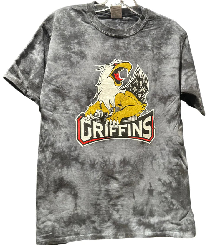 YTH LOGO TEE - Acid Wash Black