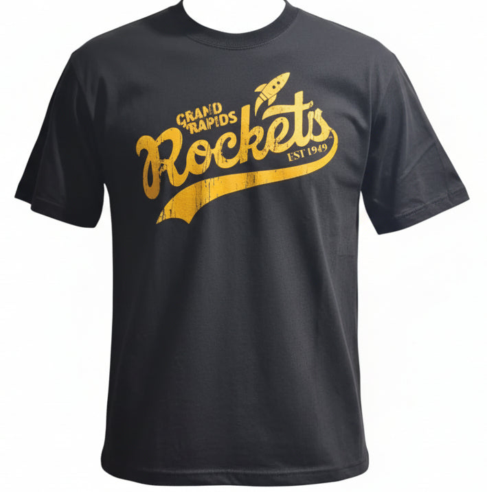 Grand Rapids Rockets Vintage Logo Tee