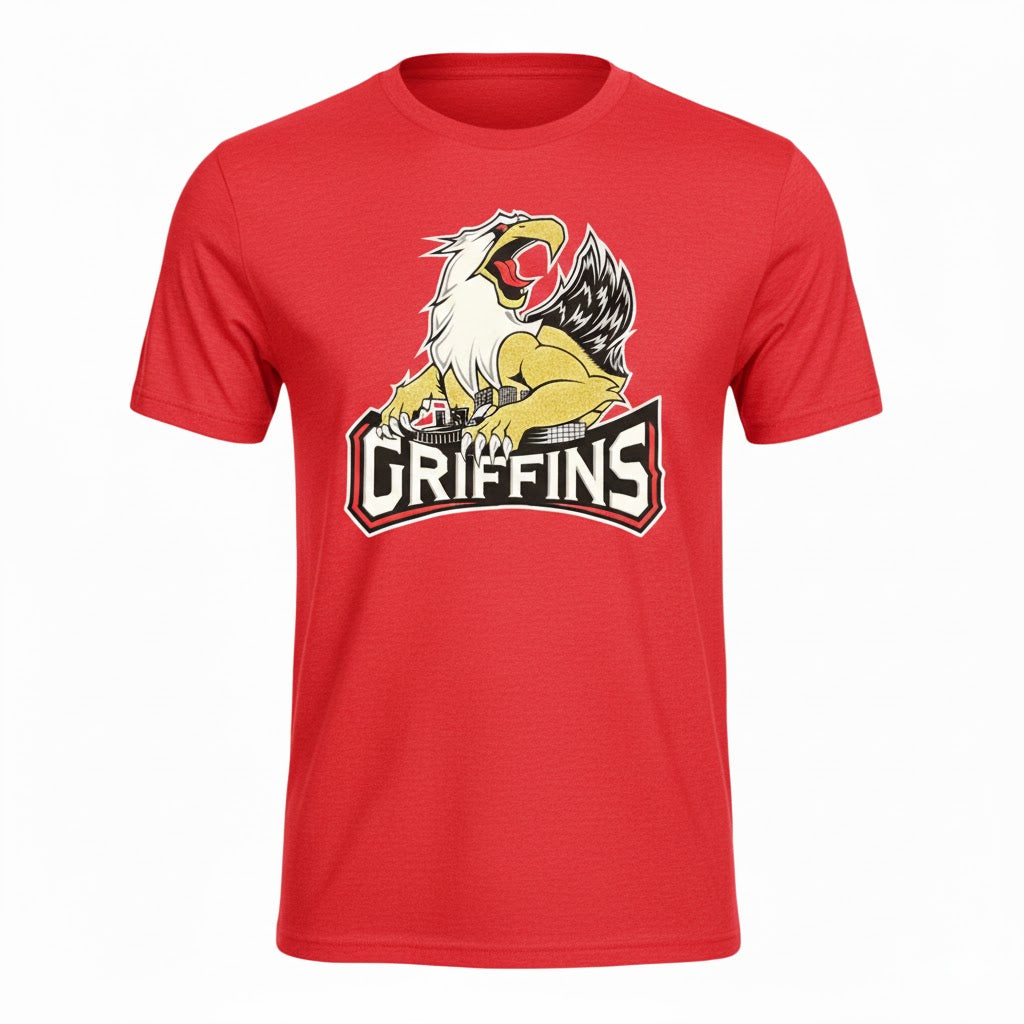 Primary Logo Tee Heather Red