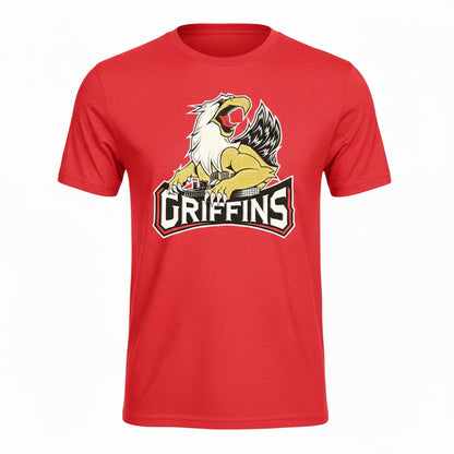 Primary Logo Tee Heather Red