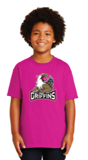 YTH LOGO TEE - Dark Pink – The Zone - Grand Rapids Griffins