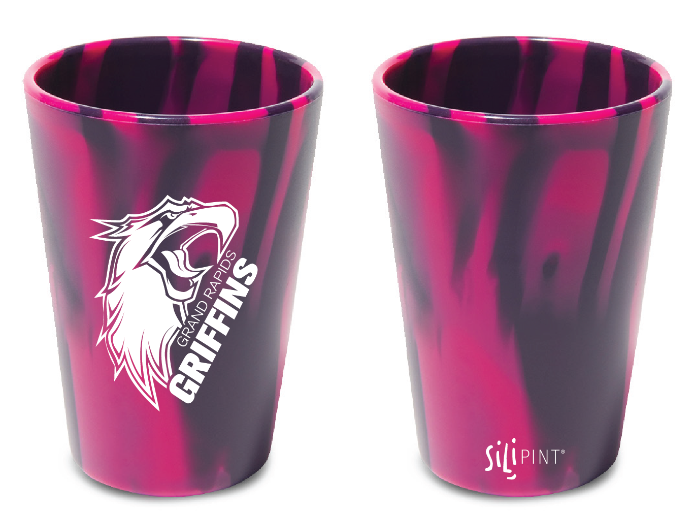Silishot™ - Purple/Pink Tiedye Silicone Shot Glass